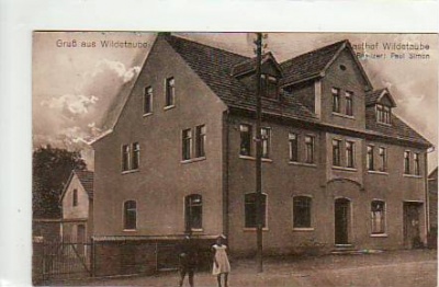 Wildetaube Gasthof bei Greiz Thüringen 1918