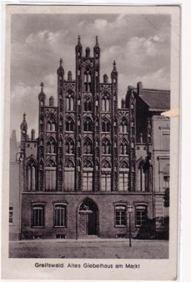 Greifswald Giebelhaus 1933