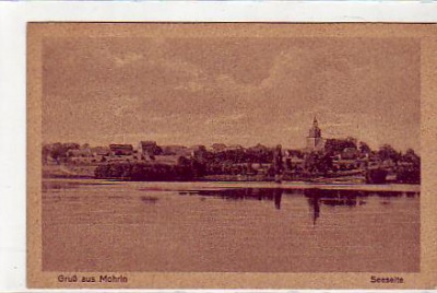 Mohrin Seeseite vor 1945 , Mark-Brandenburg