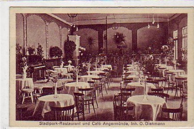 Angermünde Stadtpark Restaurant und Cafe 1927