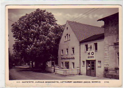 Gohrisch Gaststätte Sennerhütte 1960