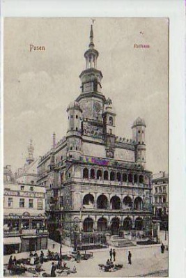 Posen Polen Rathaus 1906