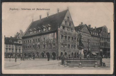 Augsburg Weberhaus vor 45
