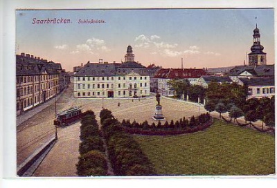 Saarbrücken , alte Ansichtskarten , 1915