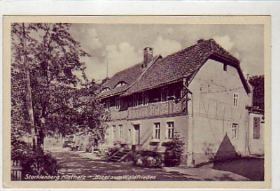 Stecklenberg Harz Hotel Waldfrieden ca 1930
