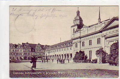 Dessau Schlossplatz 1907