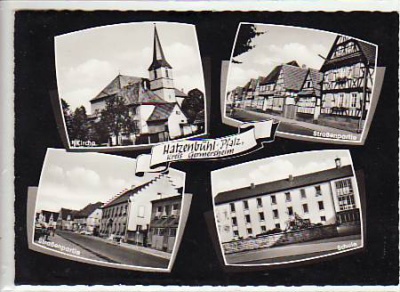 Hatzenbühl Pfalz Kreis Germersheim ca 1965