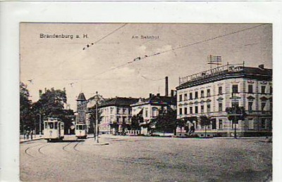 Brandenburg an der Havel Am Bahnhof 1918