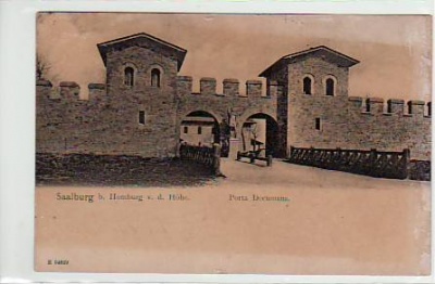 Saalburg bei Bad Homburg Portal Decumana ca 1900