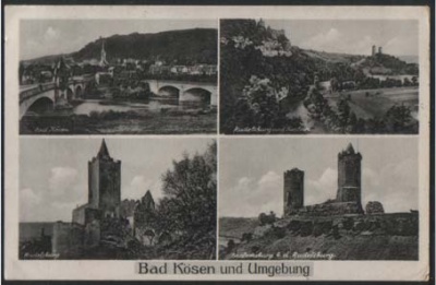 Bad Kösen und Umgebung Rudelsburg 1947