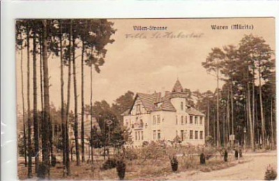 Waren an der Müritz Villen-Strasse 1919