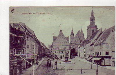 Lutherstadt Eisleben Markt 1913