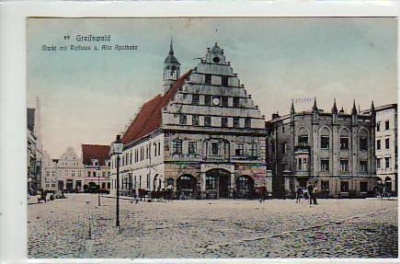 Greifswald Markt ca 1910