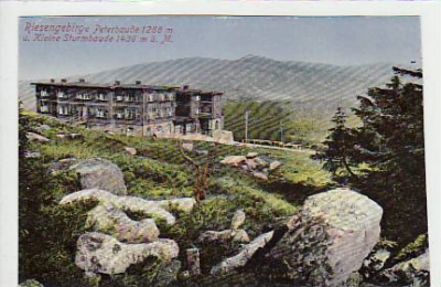 Peterbaude und kleine Sturmbaude Riesengebirge ca 1910