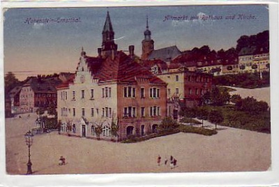 Hohenstein-Ernstthal Rathaus 1918