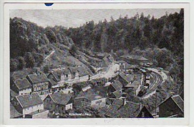 Rübeland im Harz mit Eisenbahn 1951