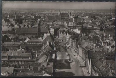 Augsburg Blick von St. Ulrich 1955
