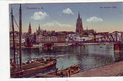 Frankfurt am Main Am eisernen Steg 1921