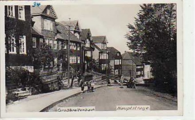 Großbreitenbach Thüringen Hauptstraße ca 1935