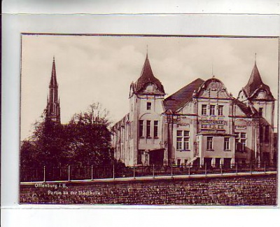 Offenburg Stadthalle Foto Karte ca 1930