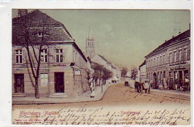 Müncheberg in der Mark Hauptstrasse 1905