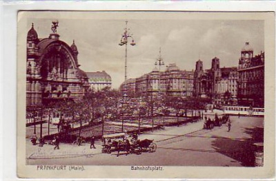 Frankfurt am Main Bahnhofsplatz 1926