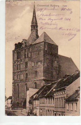 Kolberg Pommern Dom 1917