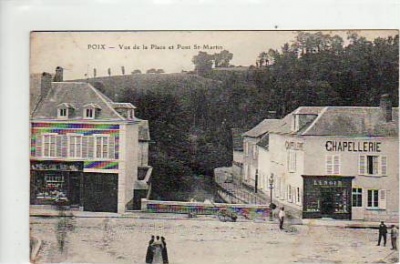Poix Belgien Place 1918