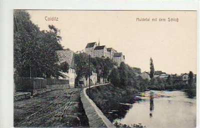 Colditz Schloß und Mulde, Straße 1913