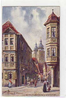 Bayreuth Künstlerkarte vor 1945