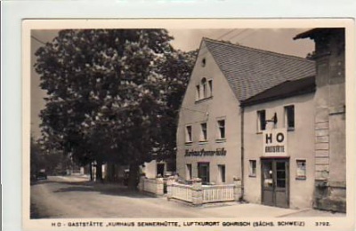 Gohrisch bei Bad Schandau Gaststätte Sennerhütte 1959