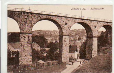 Sebnitz in Sachsen Eisenbahnbrücke 1926