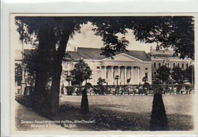 Dessau Kavalierstraße Kaffe Altes Theater ca 1930