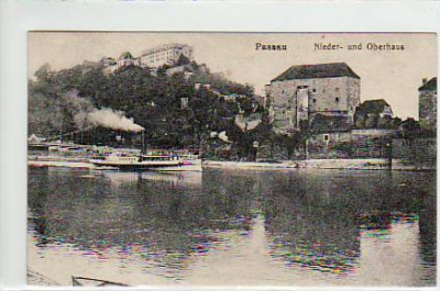 Passau mit Raddampfer