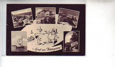 Ostseebad Heringsdorf kleine Bilder von 1962