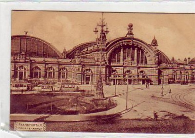 Frankfurt am Main Bahnhof ca 1930