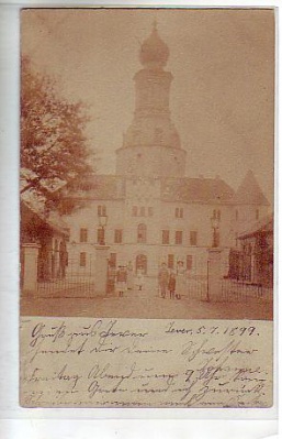 Jever Schloss Foto Karte 1899