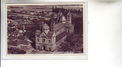 Speyer am Rhein Luftbild ca 1930
