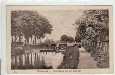 Mittenwalde in der Mark Nolte-Kanal Schleuse 1921