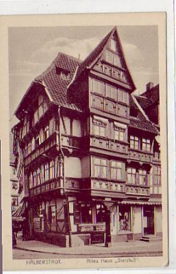 Halberstadt Altes Haus Stelzfuß ca 1925