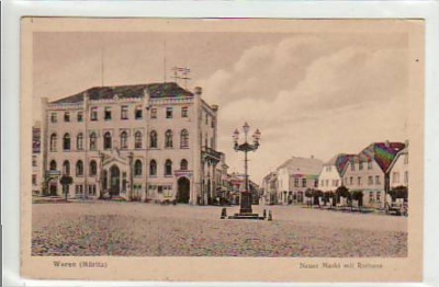 Waren an der Müritz Markt ca 1925