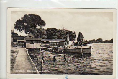 Neuruppin Dampfer am Ruppiner See 1955