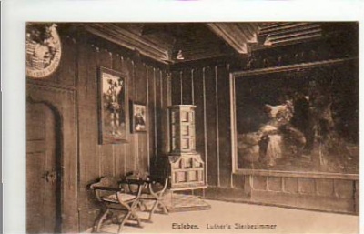 Lutherstadt Eisleben Luther Sterbezimmer ca 1925