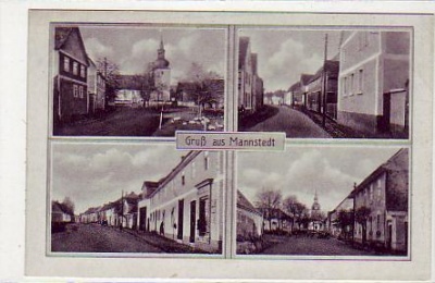 Mannstedt Strassen vor 1945 Thüringen