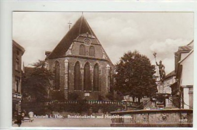 Arnstadt in Thüringen Kirche Foto Karte ca 1930