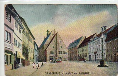 Sangerhausen Markt 1911