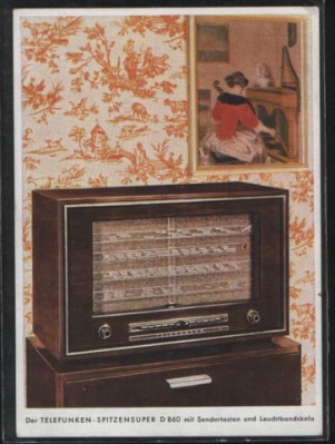 Rundfunk Telefunken 1939 Werbung