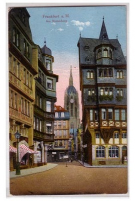 Frankfurt am Main Am Römerberg 1917