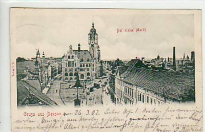 Dessau kleiner Markt 1902