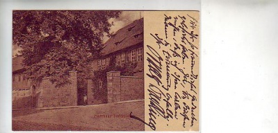 Badersleben bei Halberstadt Pfarrhaus ca 1915